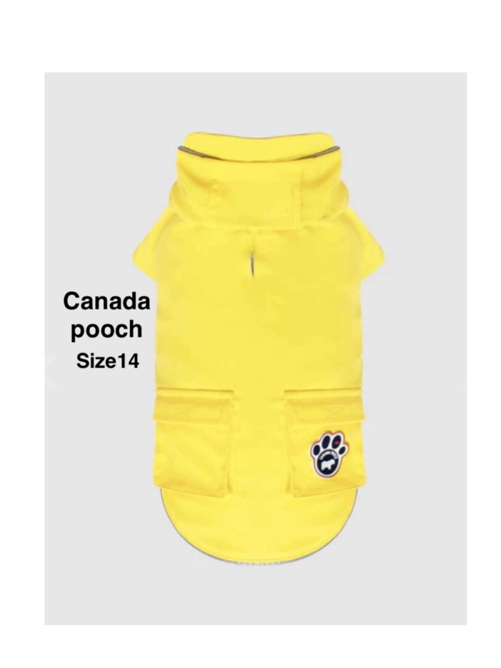 Canada Pooch Torrential Tracker Color: Yellow Size 14 cleaned ⭐️⭐️⭐️⭐️